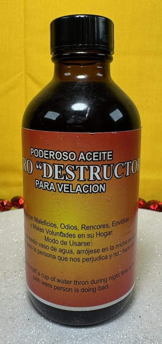 Black Destroyer Oil / Negro Destructor Aceite