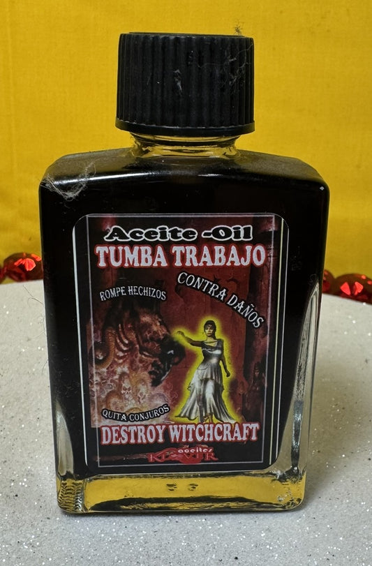 Destroy Witchcraft Oil / Tumba Trabajo Aceite