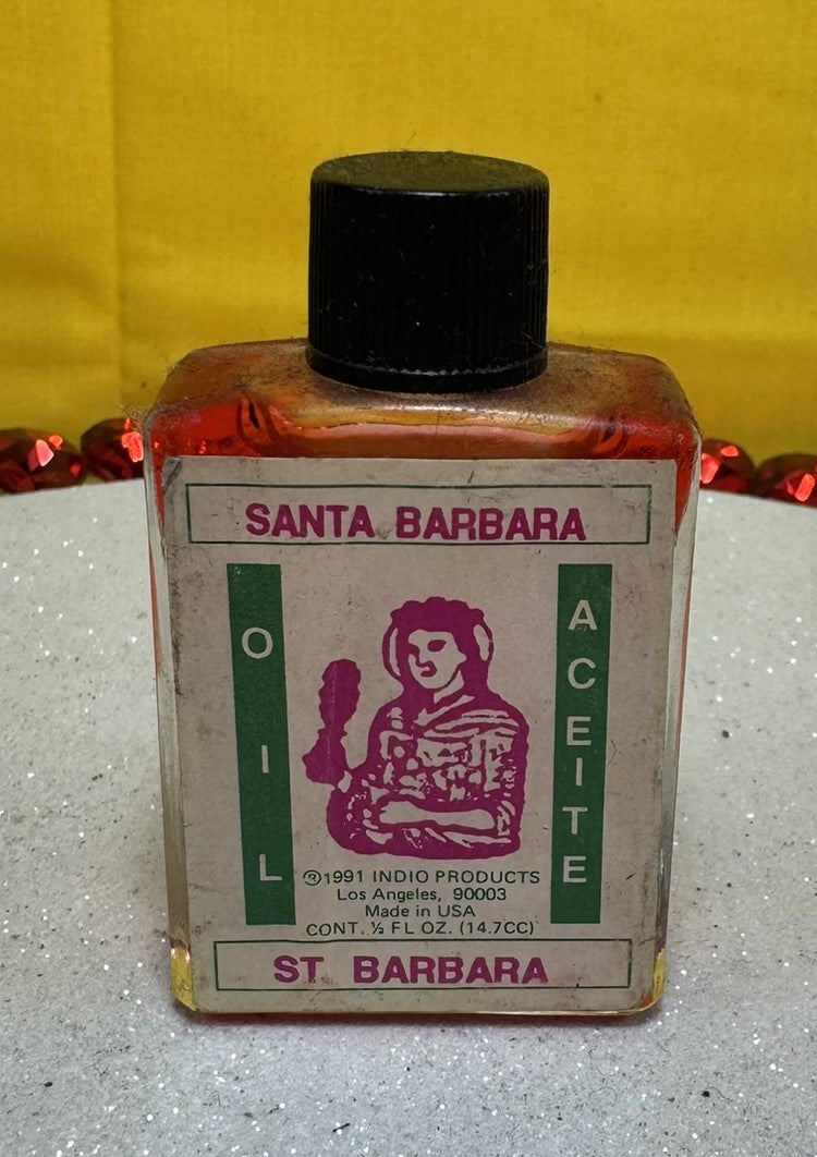 Saint Barbara Oil / Santa Barbara Aceite