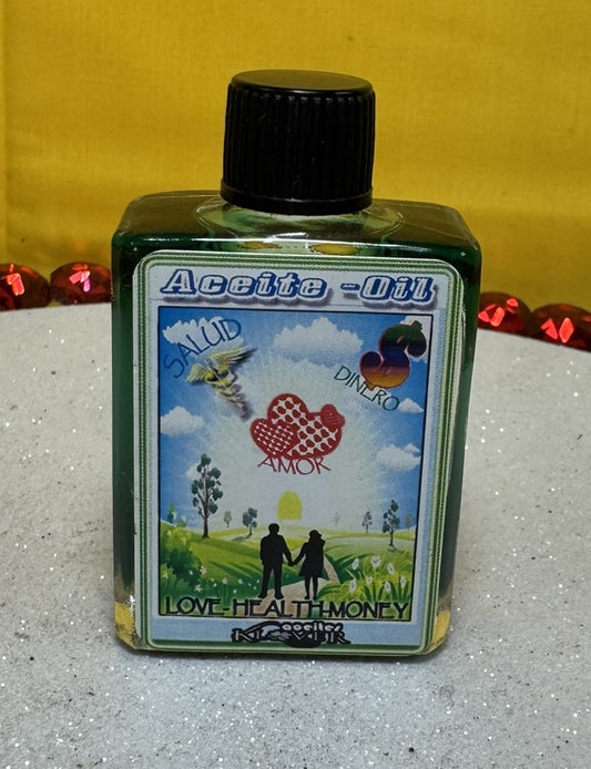 Love-Health-Money Oil / Amor-Salud-Dinero Aceite